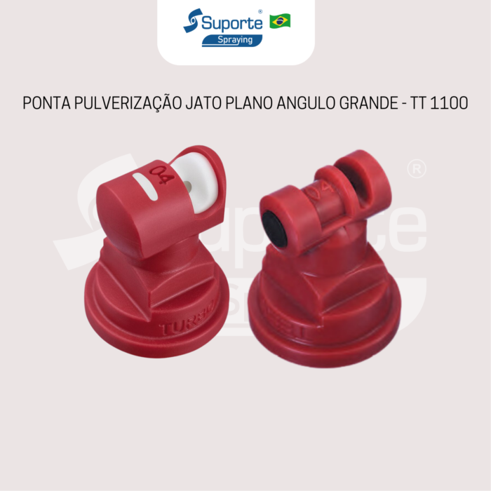 PONTA PULVERIZAÇÃO JATO PLANO ANGULO GRANDE- TT 1100