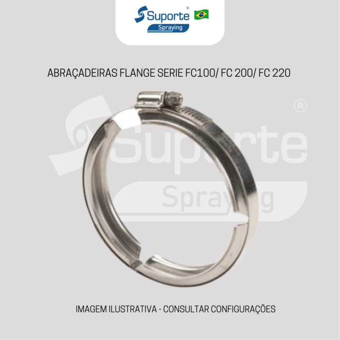 ABRAÇADEIRAS FLANGE SERIE  FC100/ FC 200/ FC 220