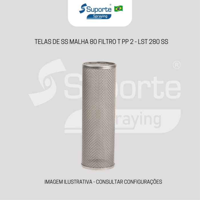 TELAS DE SS MALHA  80 FILTRO T PP 2 - LST 280 SS